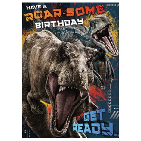 Jurassic World Roar-Some Birthday Sound Card £4.99